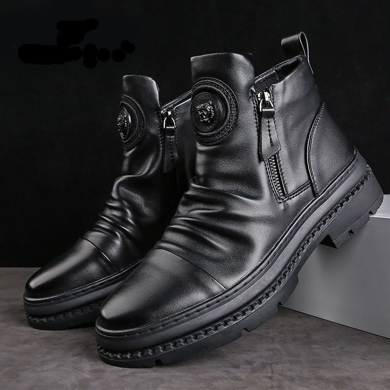🔥Beliebtes Produkt ！✨Herren rutschfeste Stiefel mit warmem Futter【Versandkostenfrei】