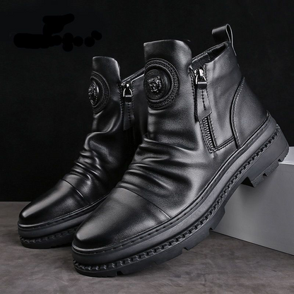 🔥Beliebtes Produkt ！✨Herren rutschfeste Stiefel mit warmem Futter【Versandkostenfrei】