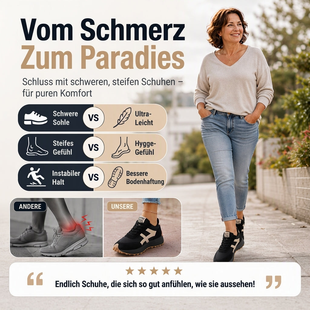 Leichte Damen-Plateau-Sneaker für den Freizeitbereich