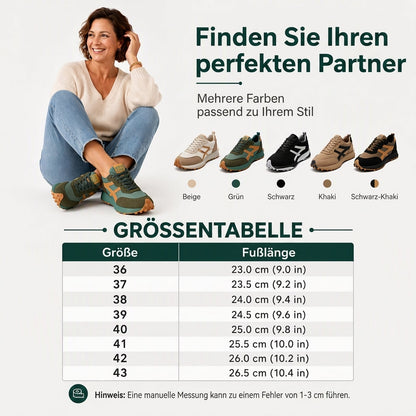 Leichte Damen-Plateau-Sneaker für den Freizeitbereich