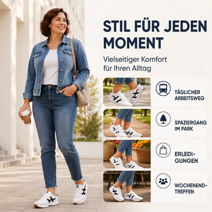 Leichte Damen-Plateau-Sneaker für den Freizeitbereich