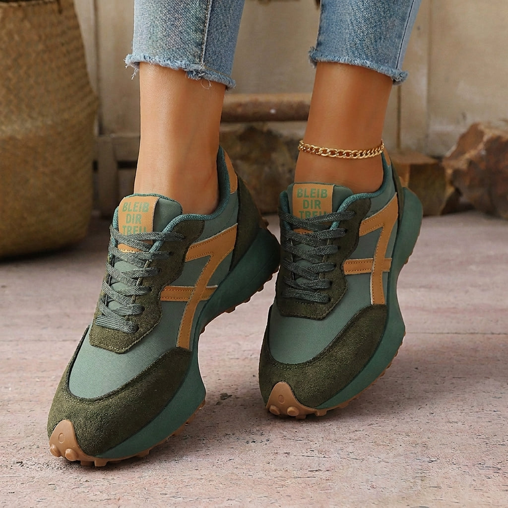 Leichte Damen-Plateau-Sneaker für den Freizeitbereich