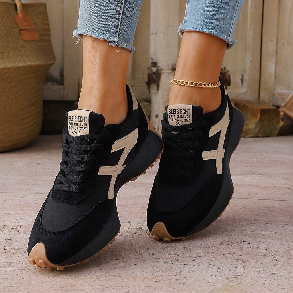 Leichte Damen-Plateau-Sneaker für den Freizeitbereich