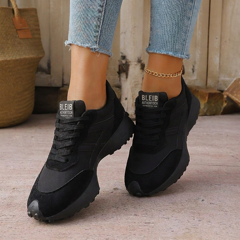 Leichte Damen-Plateau-Sneaker für den Freizeitbereich