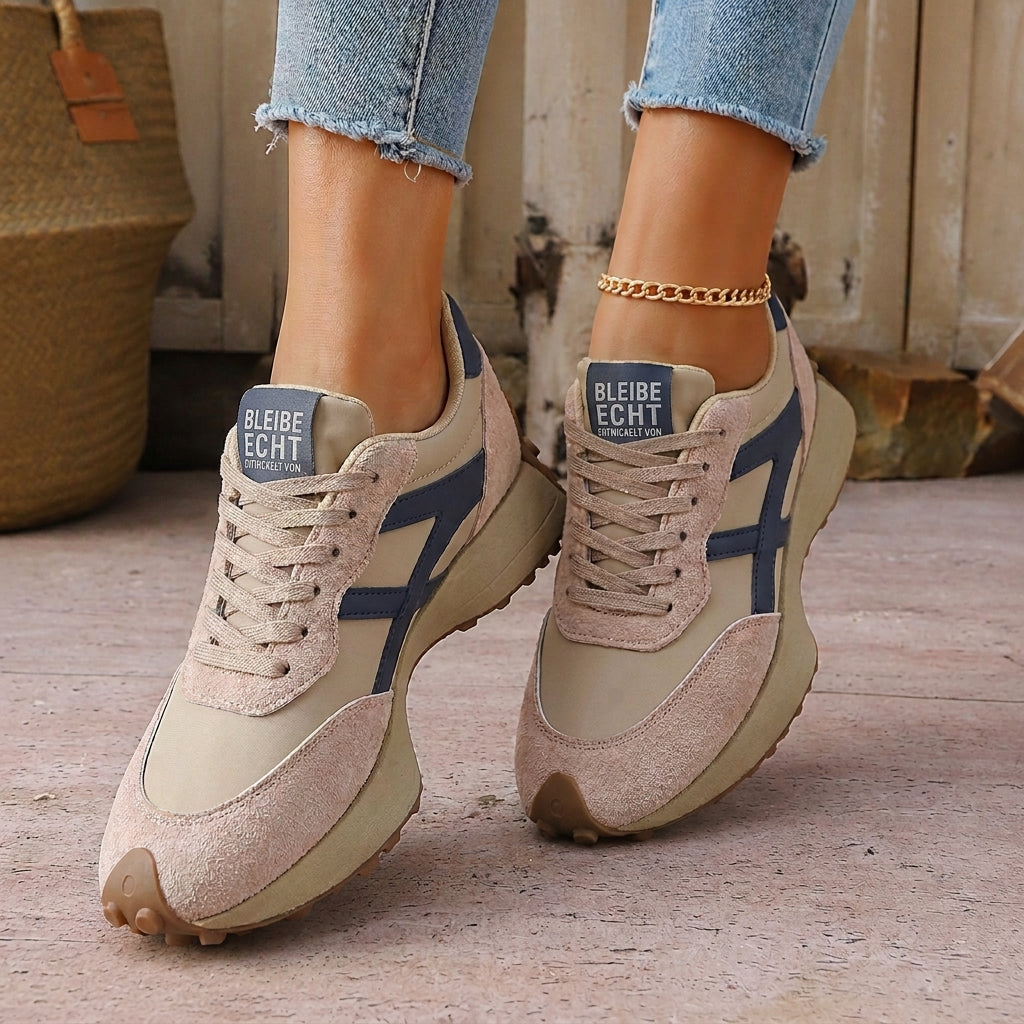 Leichte Damen-Plateau-Sneaker für den Freizeitbereich