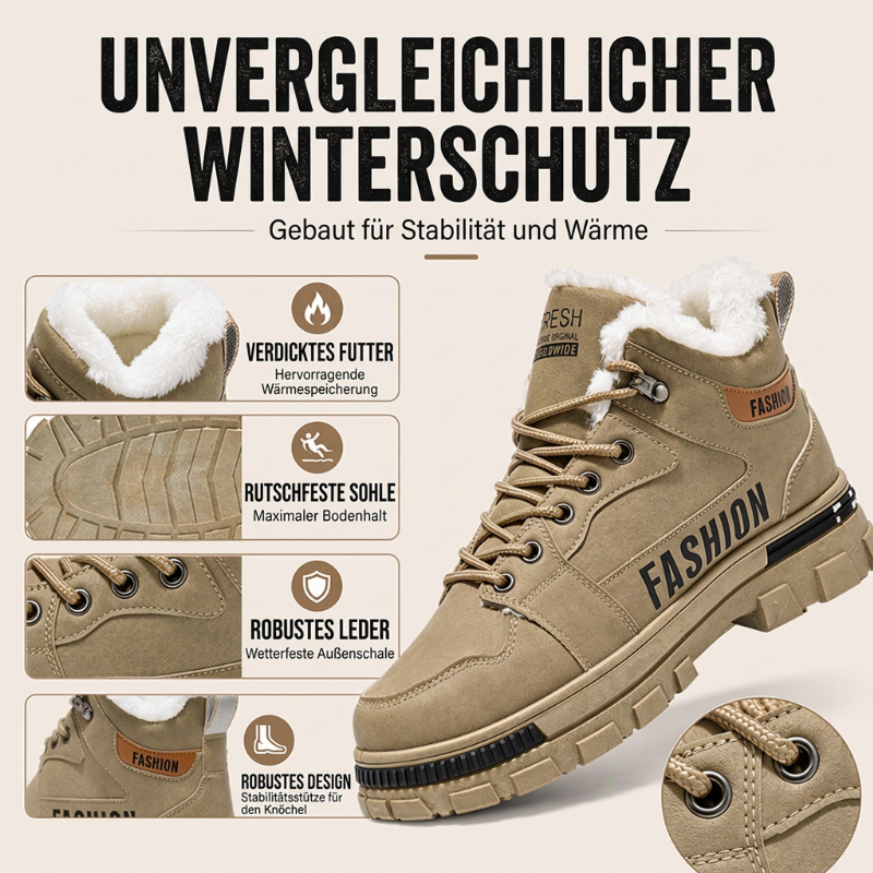 🙌 70% Wiederkaufquote – Qualität überzeugt! Herren rutschfeste Martin-Stiefel mit warmem Futter