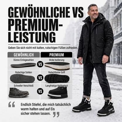 🙌 70% Wiederkaufquote – Qualität überzeugt! Herren rutschfeste Martin-Stiefel mit warmem Futter