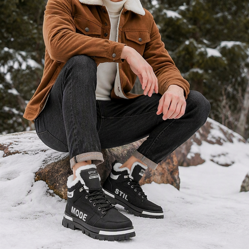 🙌 70% Wiederkaufquote – Qualität überzeugt! Herren rutschfeste Martin-Stiefel mit warmem Futter