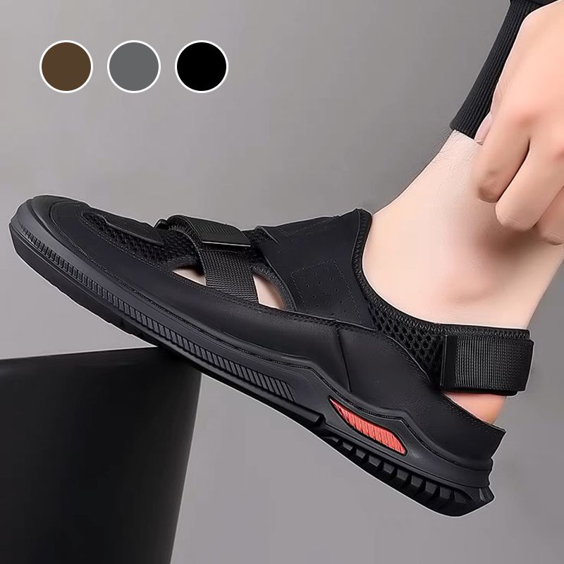 Atmungsaktive Sommer-Strandsandalen für Herren mit verstellbarer Weite