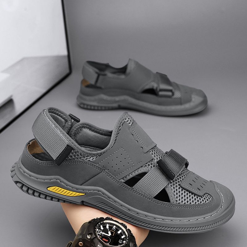 Atmungsaktive Sommer-Strandsandalen für Herren mit verstellbarer Weite