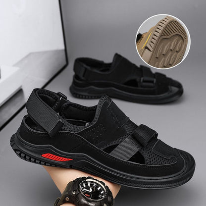 Atmungsaktive Sommer-Strandsandalen für Herren mit verstellbarer Weite