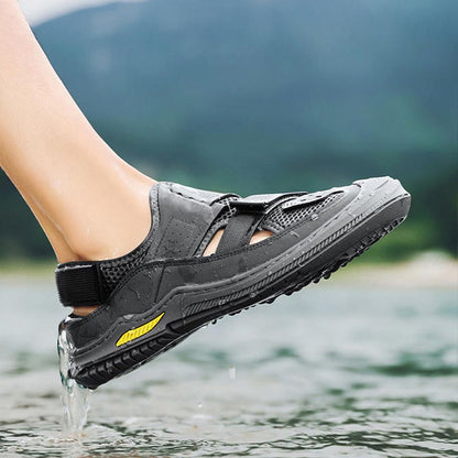 Atmungsaktive Sommer-Strandsandalen für Herren mit verstellbarer Weite