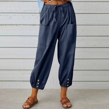 🔥Neu eingetroffen🔥Lockere, gerade Hose mit weitem Bein für Damen