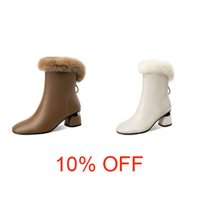 [🔥Heutiger niedrigster Preis]2023 NEUER STIL FRANZÖSISCHER ELEGANTER LEDERSTIEFEL💕