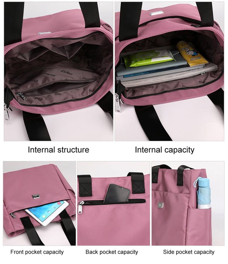 Wasserdichte Nylon-Umhängetasche mit mehreren Taschen und großer Kapazität
