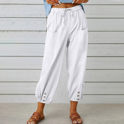 🔥Neu eingetroffen🔥Lockere, gerade Hose mit weitem Bein für Damen