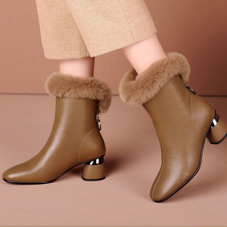 [🔥Heutiger niedrigster Preis]2023 NEUER STIL FRANZÖSISCHER ELEGANTER LEDERSTIEFEL💕