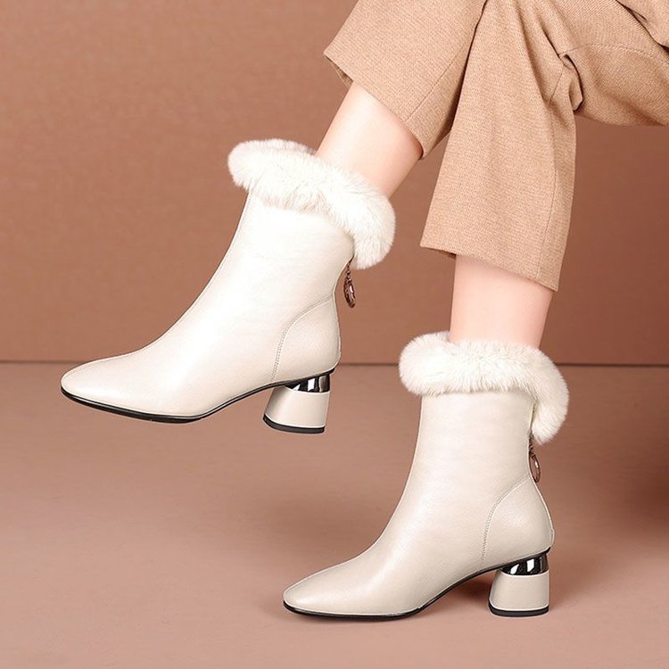 [🔥Heutiger niedrigster Preis]2023 NEUER STIL FRANZÖSISCHER ELEGANTER LEDERSTIEFEL💕