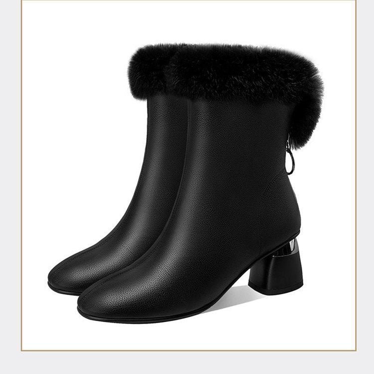 [🔥Heutiger niedrigster Preis]2023 NEUER STIL FRANZÖSISCHER ELEGANTER LEDERSTIEFEL💕