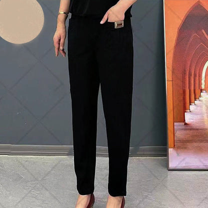 Elastische Baumwollhose mit Taille für Frauen 🔥Kaufe 2, kostenloser Versand🔥