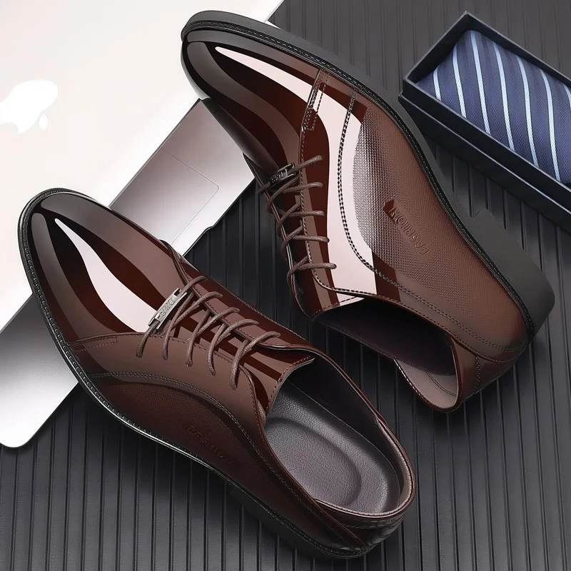 Weihnachtsaktion – Vielseitige Business-Lederschuhe für Herren 🌈Kostenloser Versand🌈