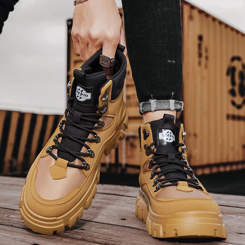 Tolles Geschenk! Atmungsaktive Freizeit-Wanderstiefel für Herren- Kostenloser Versand