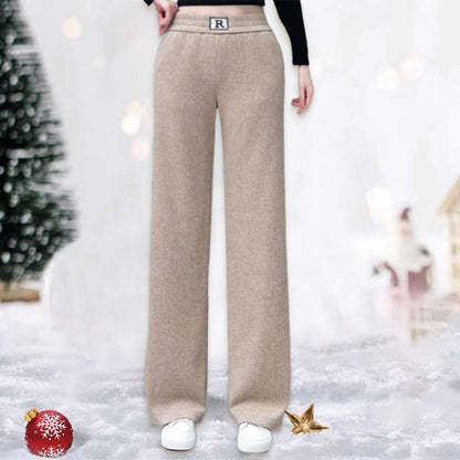 🔥Hot Sale 49% Rabatt🔥 Lässige, drapierte Hose mit geradem Bein und schmaler Passform und hoher Taille