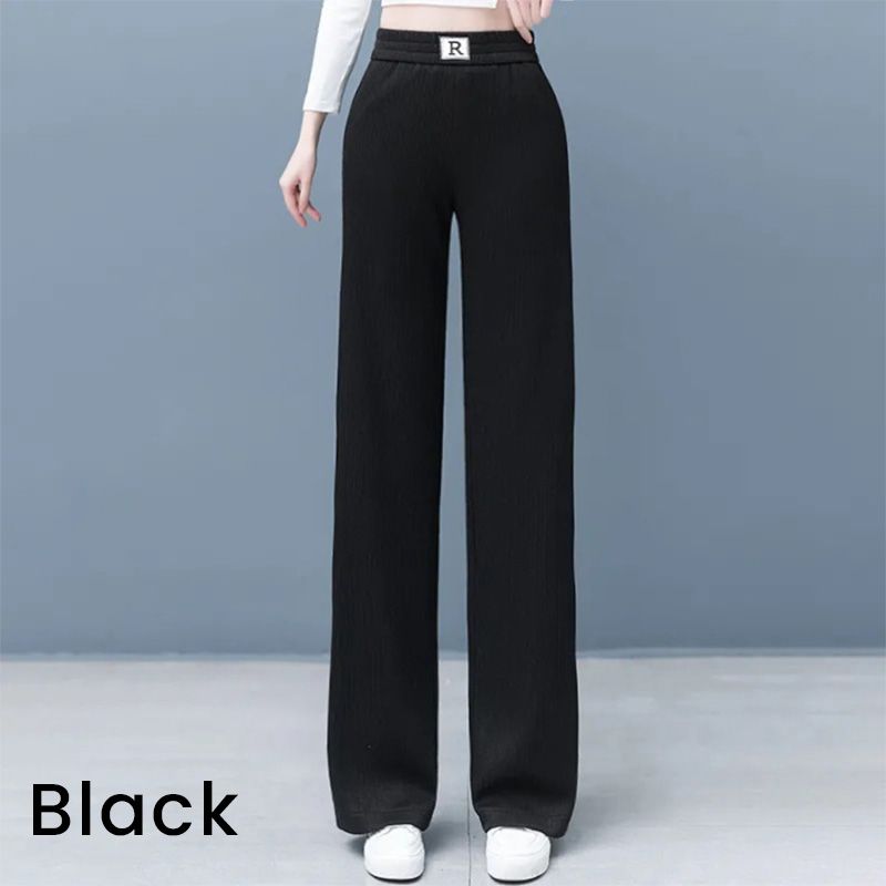 🔥Hot Sale 49% Rabatt🔥 Lässige, drapierte Hose mit geradem Bein und schmaler Passform und hoher Taille