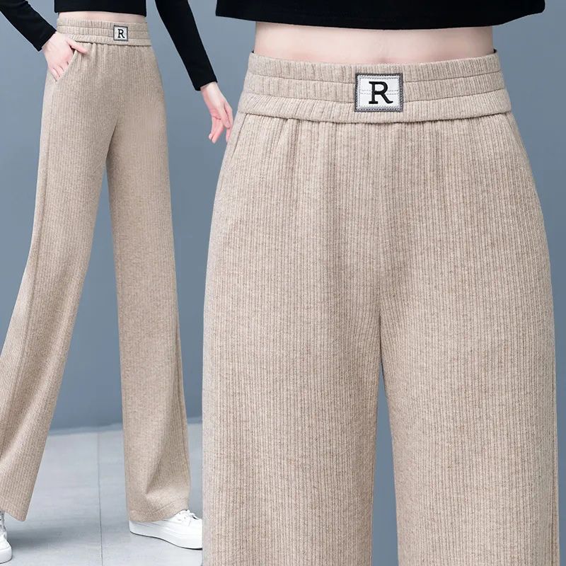 🔥Hot Sale 49% Rabatt🔥 Lässige, drapierte Hose mit geradem Bein und schmaler Passform und hoher Taille