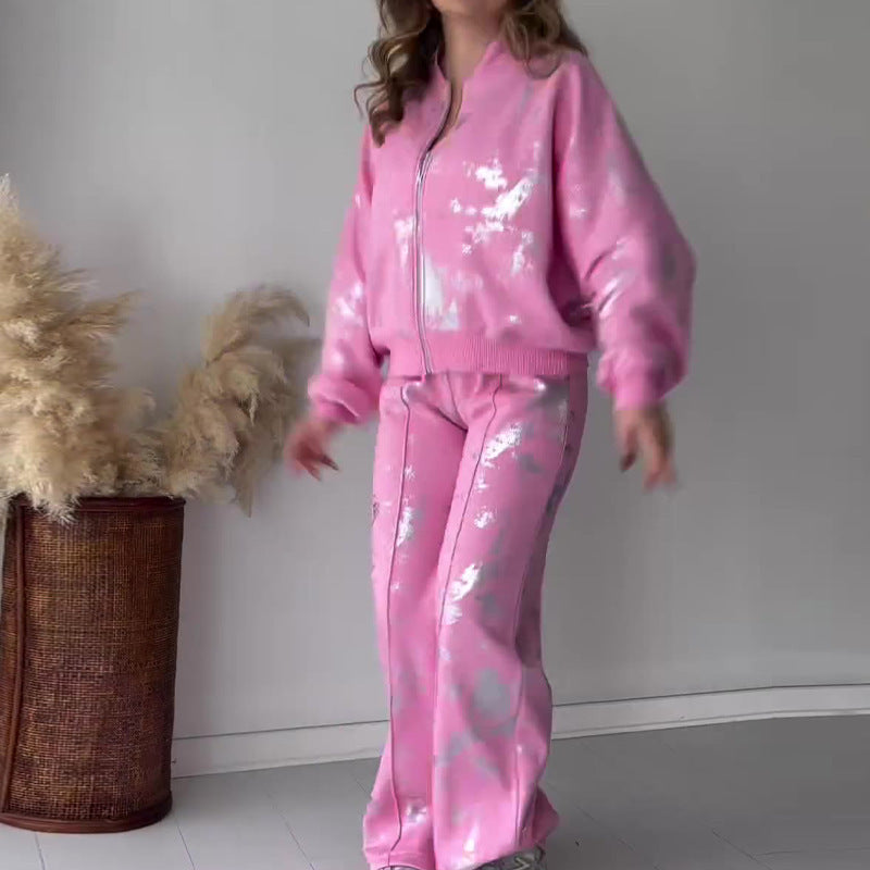 ✨🎇Frühlingsfest-Ausverkauf 50 % RABATT🔥🎁 trendiges, lässiges Sweatshirt-Zweiteiler-Set